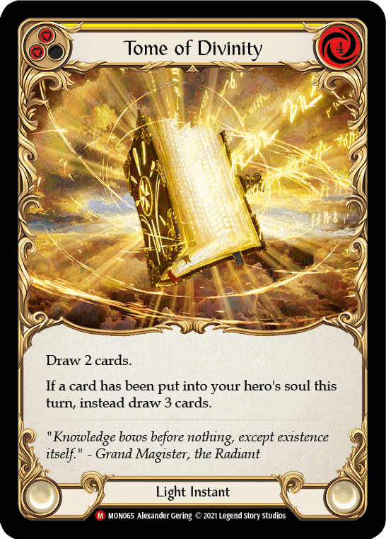 Tome of Divinity [MON065-RF] 1st Edition Rainbow Foil - La Boîte Mystère ( The Mystery Box)