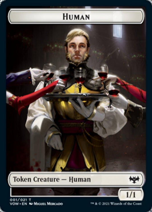 Human (001) // Spirit Cleric Double-sided Token [Innistrad: Crimson Vow Tokens] - La Boîte Mystère ( The Mystery Box)