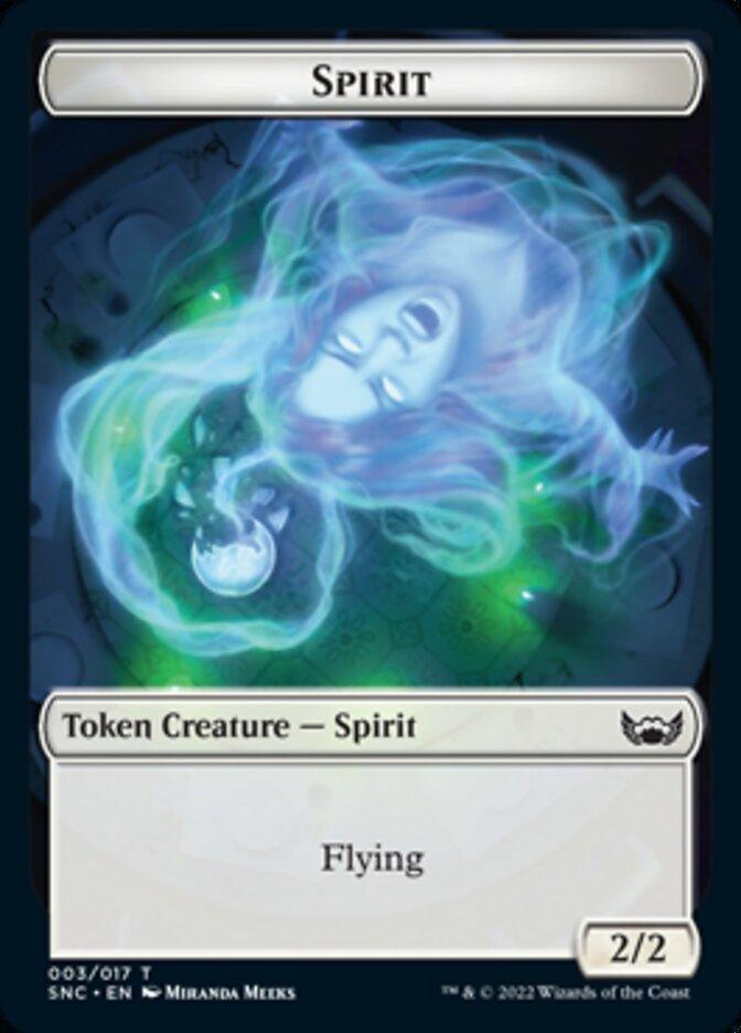 Devil // Spirit Double-sided Token [Streets of New Capenna Tokens] - La Boîte Mystère ( The Mystery Box)
