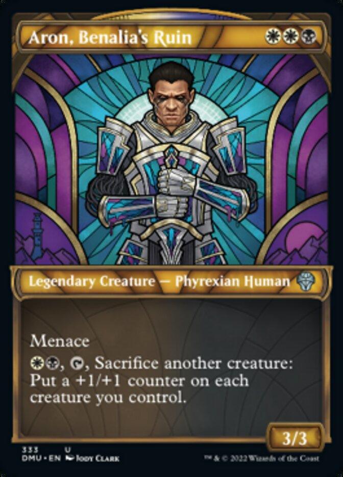 Aron, Benalia's Ruin (Showcase Textured) [Dominaria United] - La Boîte Mystère ( The Mystery Box)