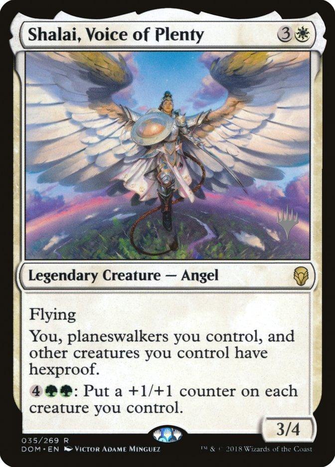 Shalai, Voice of Plenty (Promo Pack) [Dominaria Promos] - La Boîte Mystère ( The Mystery Box)