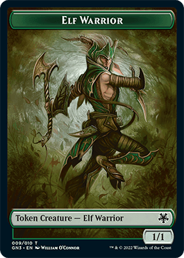 Soldier // Elf Warrior Double-Sided Token [Game Night: Free-for-All Tokens] - La Boîte Mystère ( The Mystery Box)