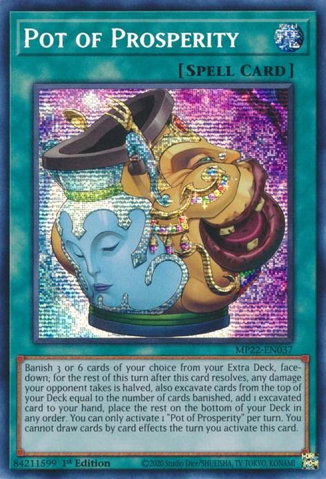 Pot of Prosperity [MP22-EN037] Prismatic Secret Rare - La Boîte Mystère ( The Mystery Box)