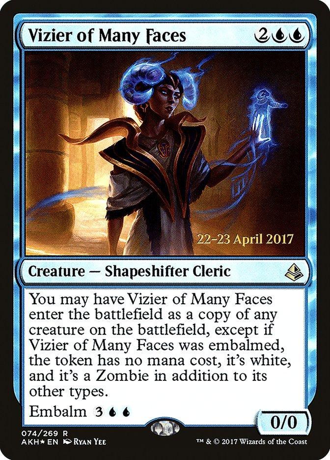 Vizier of Many Faces [Amonkhet Prerelease Promos] - La Boîte Mystère ( The Mystery Box)
