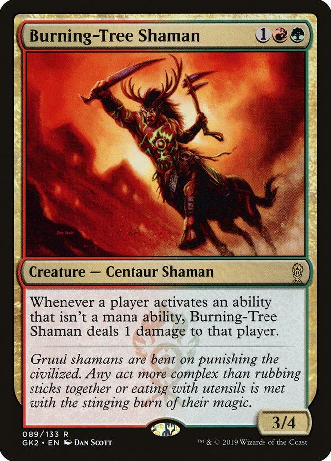 Burning-Tree Shaman [Ravnica Allegiance Guild Kit] - La Boîte Mystère ( The Mystery Box)