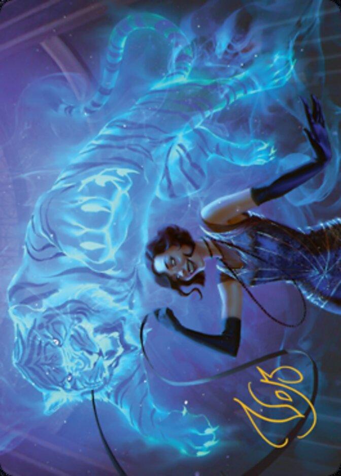 Extravagant Replication Art Card (Gold-Stamped Signature) [Streets of New Capenna Art Series] - La Boîte Mystère ( The Mystery Box)