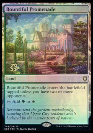 Bountiful Promenade [Commander Legends: Battle for Baldur's Gate Prerelease Promos] - La Boîte Mystère ( The Mystery Box)