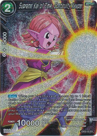 Supreme Kai of Time, Continuity Keeper (Foil) (EX02-03) [Dark Demon's Villains] - La Boîte Mystère ( The Mystery Box)