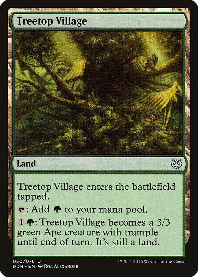 Treetop Village [Duel Decks: Nissa vs. Ob Nixilis] - La Boîte Mystère ( The Mystery Box)