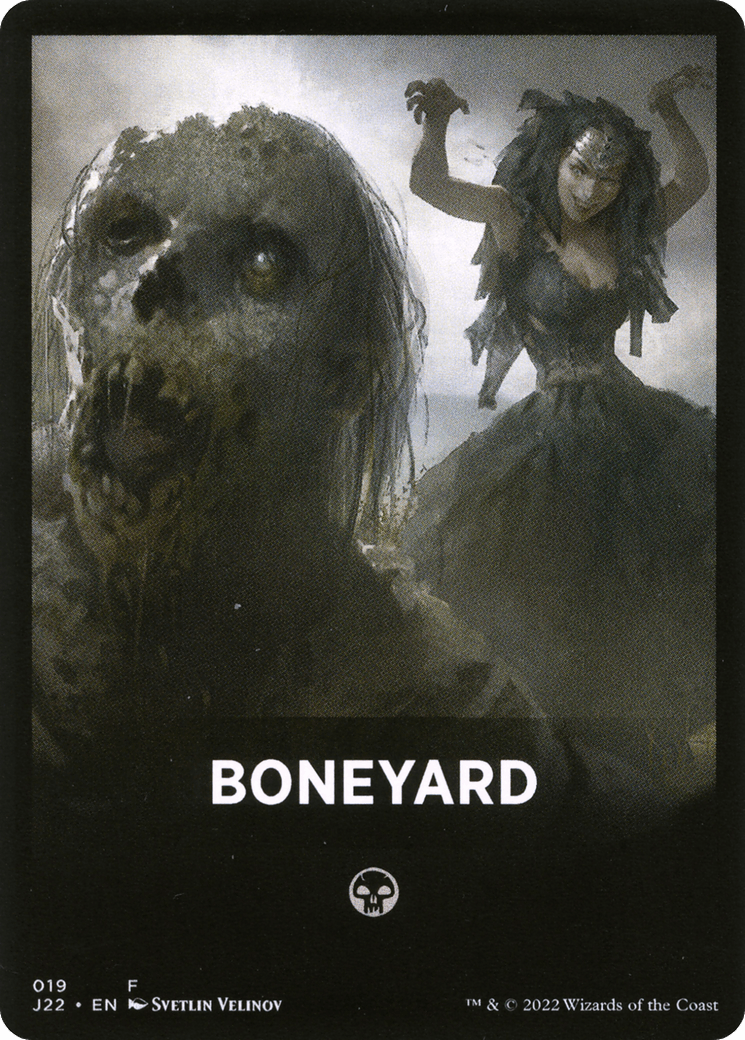 Boneyard Theme Card [Jumpstart 2022 Front Cards] - La Boîte Mystère ( The Mystery Box)
