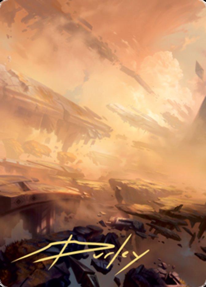 Plains 1 Art Card (Gold-Stamped Signature) [Zendikar Rising Art Series] - La Boîte Mystère ( The Mystery Box)