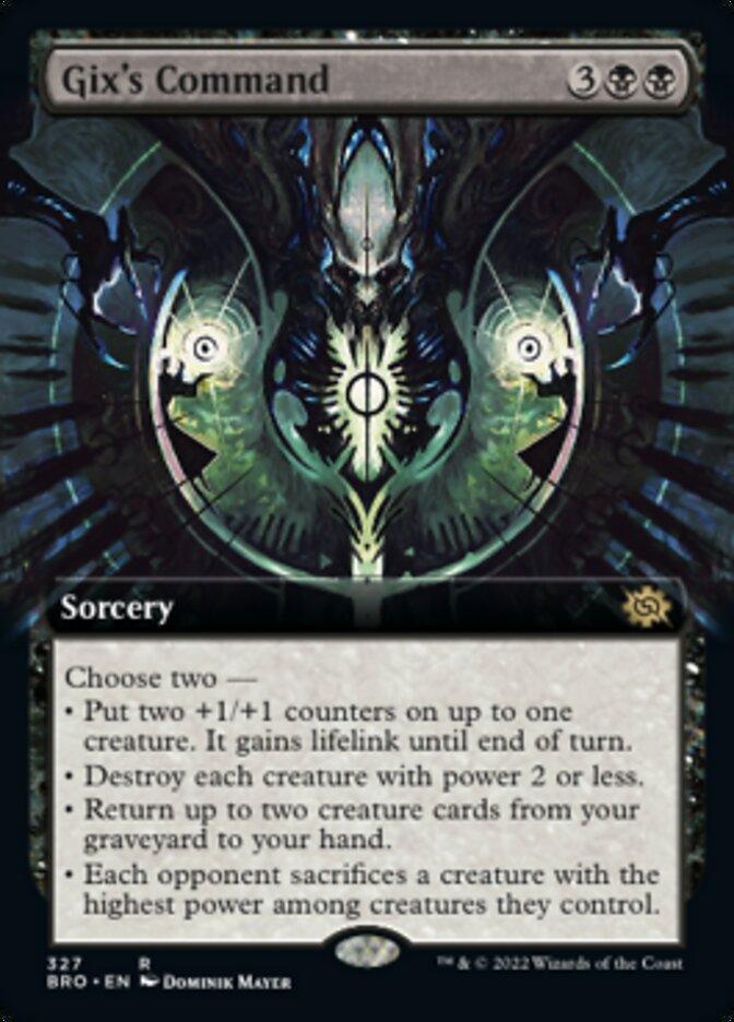 Gix's Command (Extended Art) [The Brothers' War] - La Boîte Mystère ( The Mystery Box)