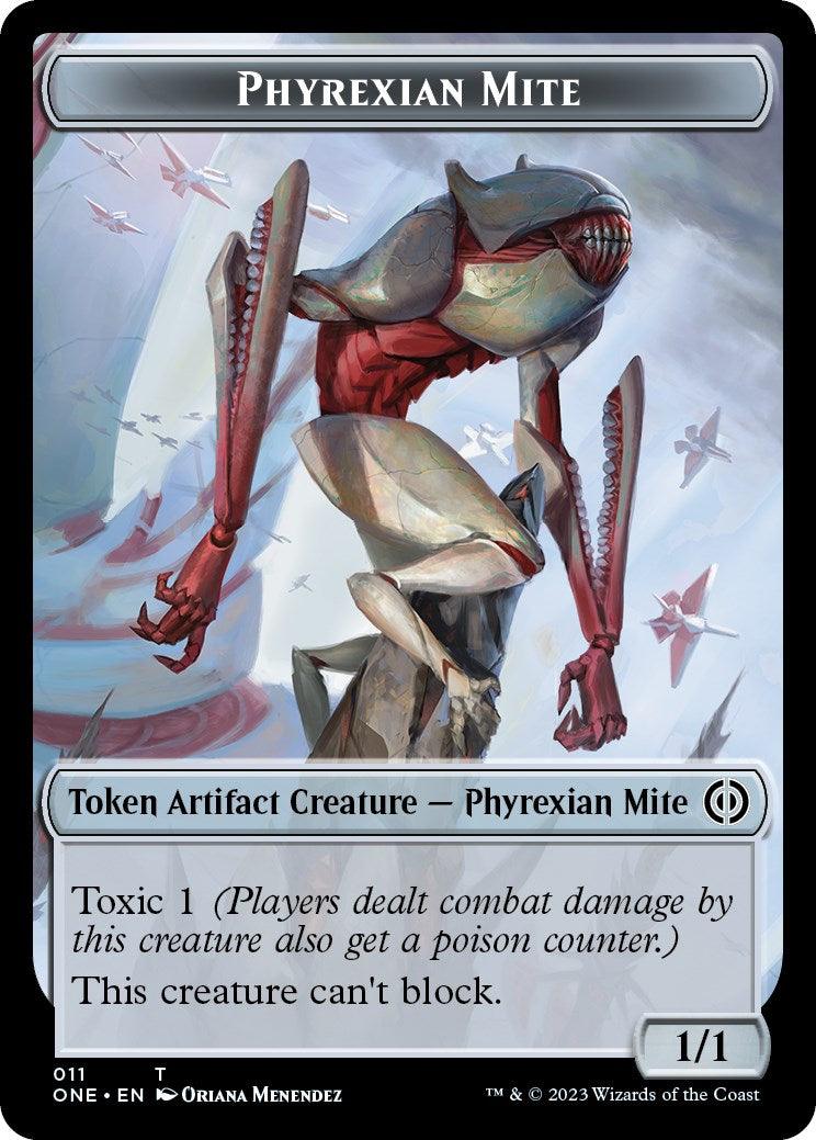 Phyrexian Mite // Phyrexian Insect Double-Sided Token [Phyrexia: All Will Be One Commander Tokens] - La Boîte Mystère ( The Mystery Box)