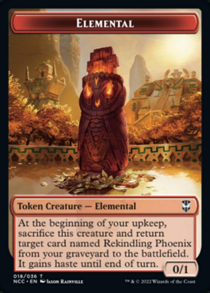Elemental (018) // Copy Double-sided Token [Streets of New Capenna Commander Tokens] - La Boîte Mystère ( The Mystery Box)