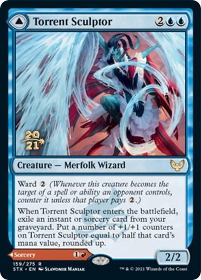 Torrent Sculptor // Flamethrower Sonata [Strixhaven: School of Mages Prerelease Promos] - La Boîte Mystère ( The Mystery Box)