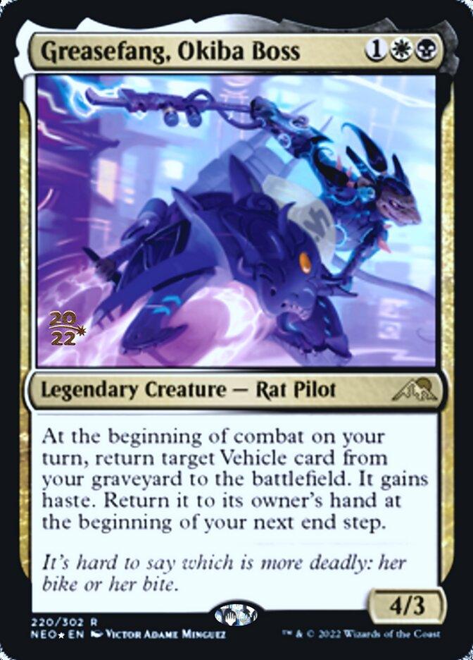 Greasefang, Okiba Boss [Kamigawa: Neon Dynasty Prerelease Promos] - La Boîte Mystère ( The Mystery Box)