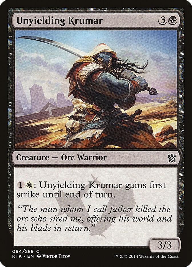 Unyielding Krumar [Khans of Tarkir] - La Boîte Mystère ( The Mystery Box)