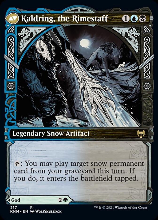 Jorn, God of Winter // Kaldring, the Rimestaff (Showcase) [Kaldheim] - La Boîte Mystère ( The Mystery Box)