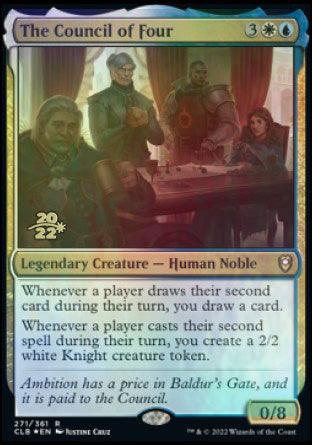 The Council of Four [Commander Legends: Battle for Baldur's Gate Prerelease Promos] - La Boîte Mystère ( The Mystery Box)