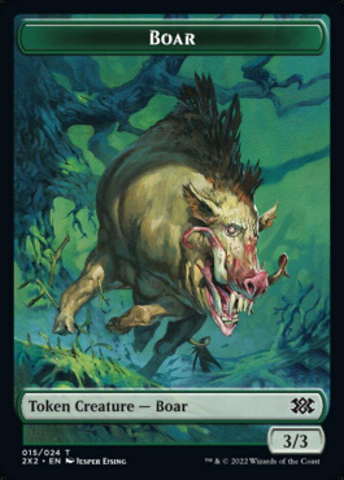Boar // Eldrazi Scion Double-sided Token [Double Masters 2022 Tokens] - La Boîte Mystère ( The Mystery Box)