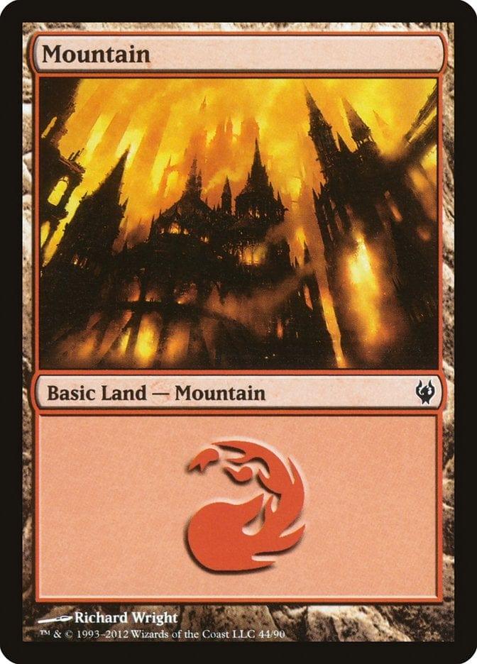 Mountain (44) [Duel Decks: Izzet vs. Golgari] - La Boîte Mystère ( The Mystery Box)