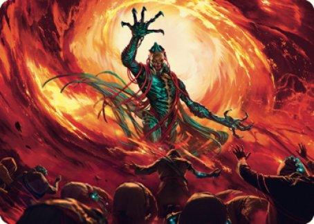 Gix, Yawgmoth Praetor Art Card [The Brothers' War Art Series] - La Boîte Mystère ( The Mystery Box)