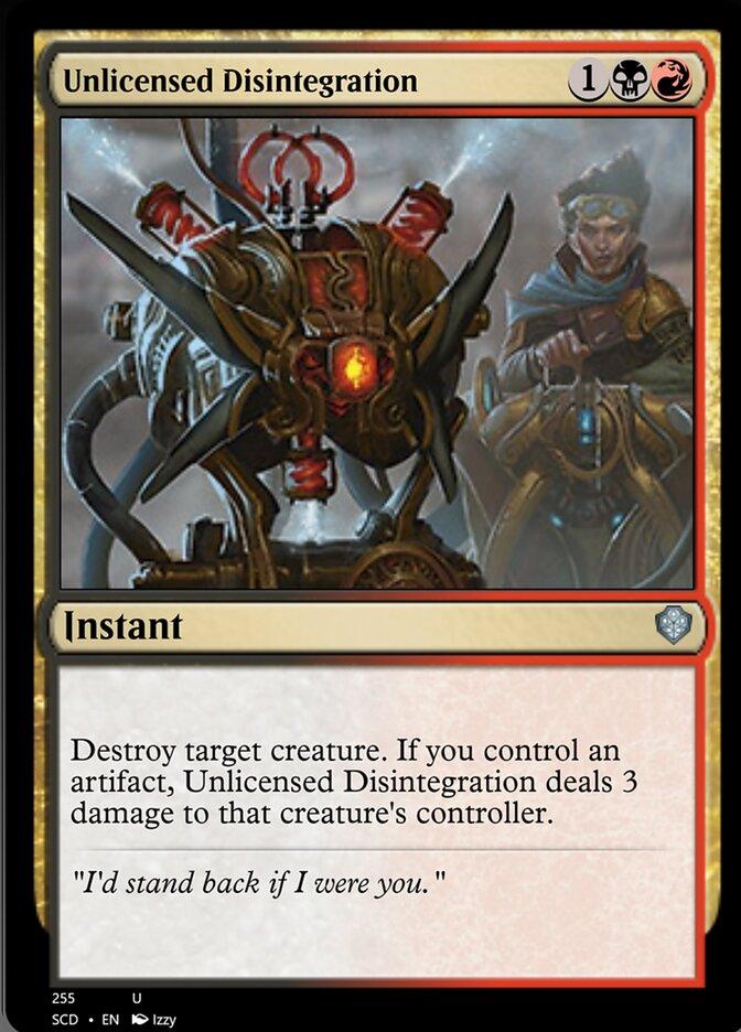 Unlicensed Disintegration [Starter Commander Decks] - La Boîte Mystère ( The Mystery Box)