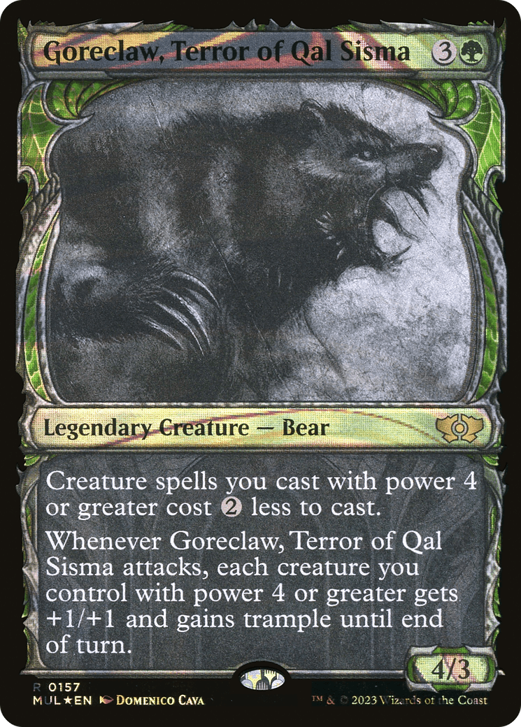 Goreclaw, Terror of Qal Sisma (Halo Foil) [Multiverse Legends] - La Boîte Mystère ( The Mystery Box)