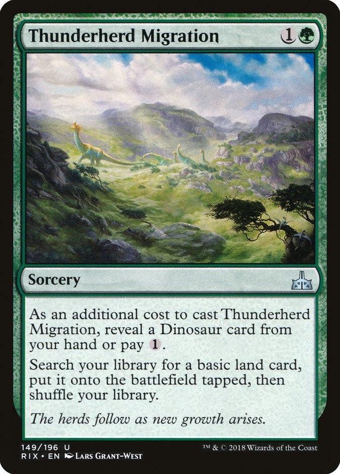 Thunderherd Migration [Rivals of Ixalan] - La Boîte Mystère ( The Mystery Box)