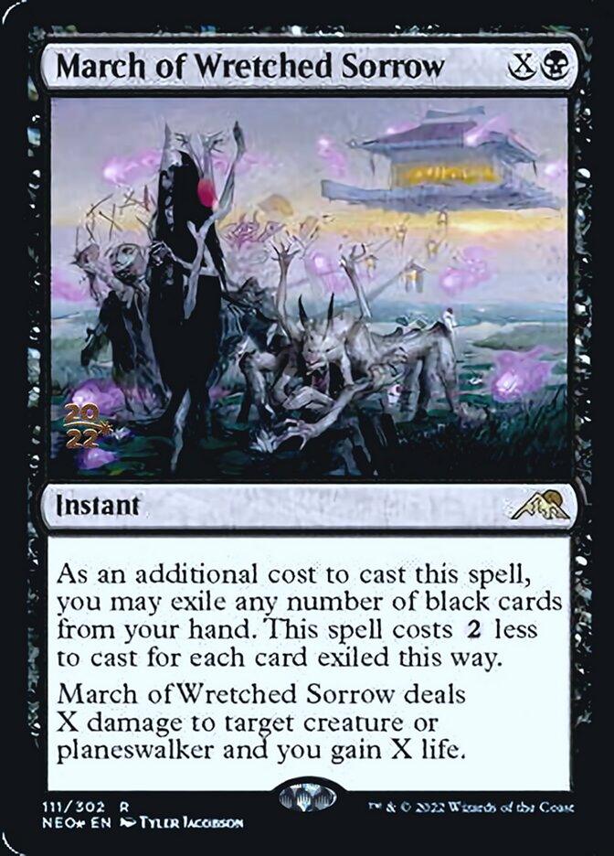 March of Wretched Sorrow [Kamigawa: Neon Dynasty Prerelease Promos] - La Boîte Mystère ( The Mystery Box)