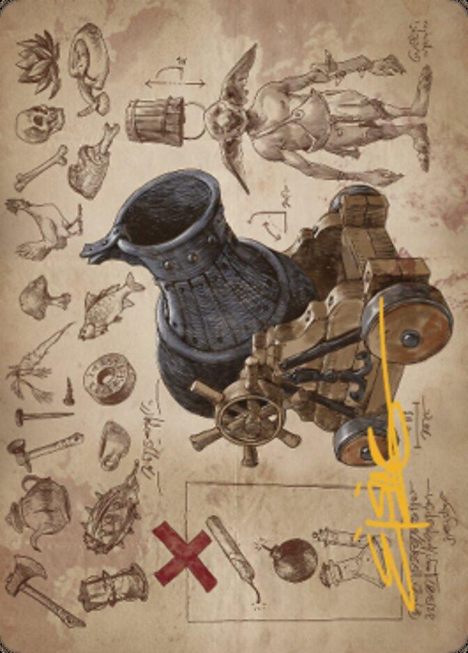 Goblin Charbelcher Art Card (Gold-Stamped Signature) [The Brothers' War Art Series] - La Boîte Mystère ( The Mystery Box)