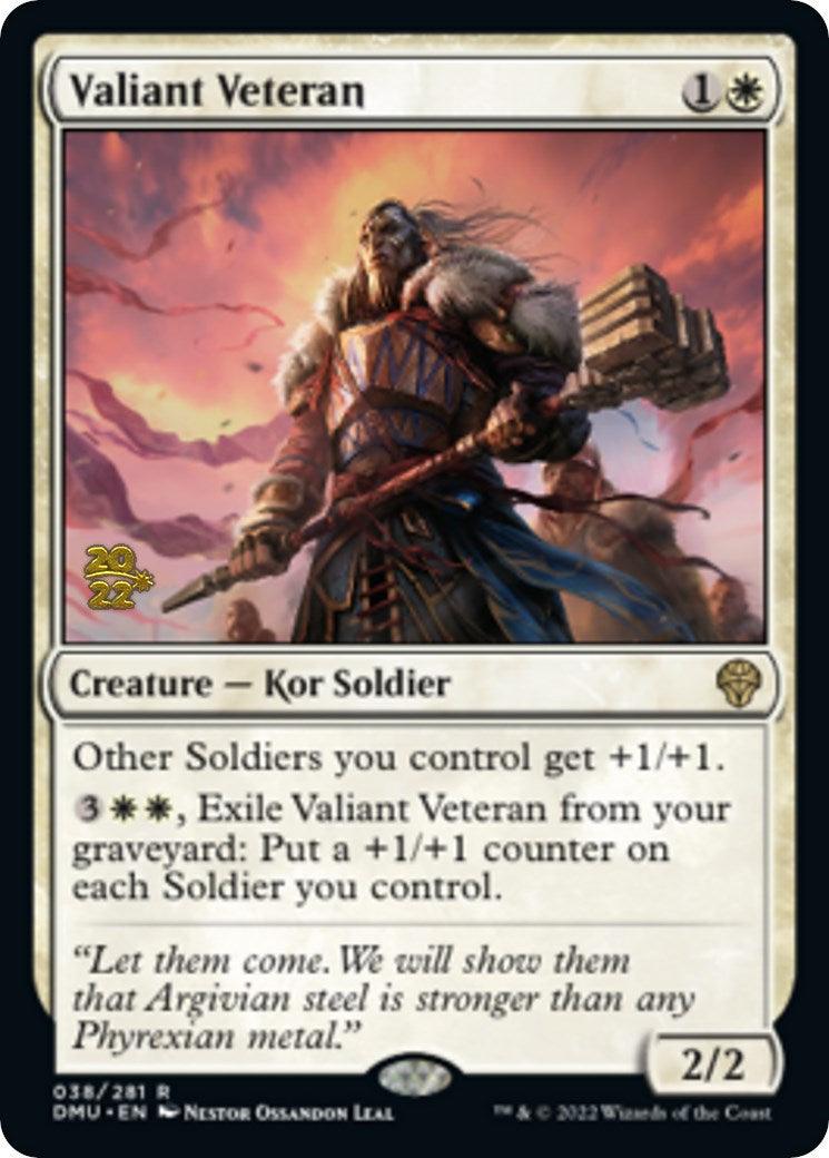 Valiant Veteran [Dominaria United Prerelease Promos] - La Boîte Mystère ( The Mystery Box)
