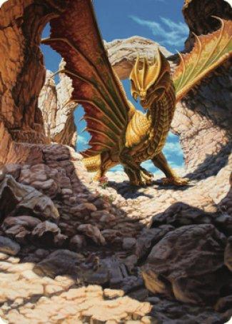 Ancient Brass Dragon Art Card (02) [Commander Legends: Battle for Baldur's Gate Art Series] - La Boîte Mystère ( The Mystery Box)