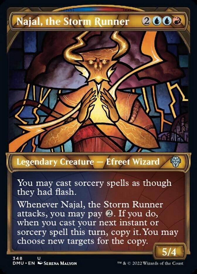Najal, the Storm Runner (Showcase Textured) [Dominaria United] - La Boîte Mystère ( The Mystery Box)