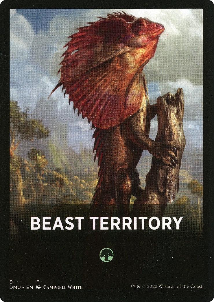 Beast Territory Theme Card [Dominaria United Tokens] - La Boîte Mystère ( The Mystery Box)
