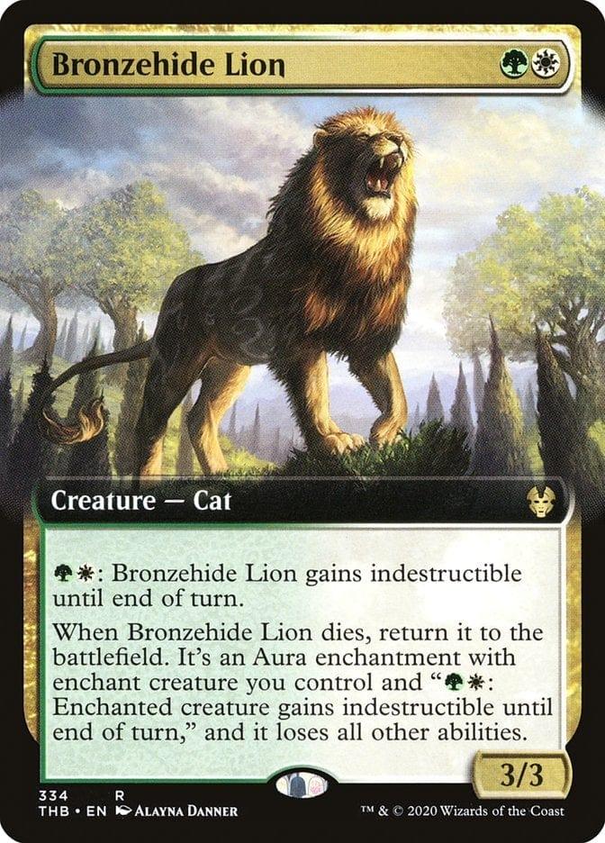 Bronzehide Lion (Extended) [Theros Beyond Death] - La Boîte Mystère ( The Mystery Box)