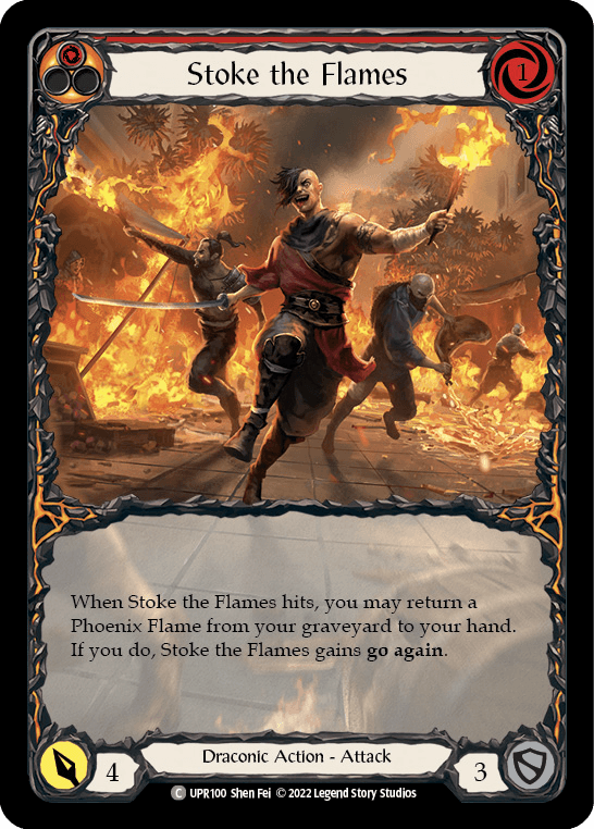 Stoke the Flames (Extended Art) [UPR100] (Uprising) Rainbow Foil - La Boîte Mystère ( The Mystery Box)