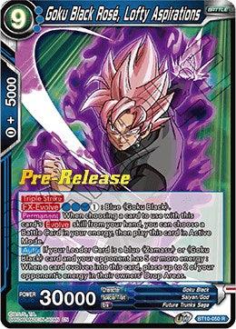 Goku Black Rose, Lofty Aspirations (BT10-050) [Rise of the Unison Warrior Prerelease Promos] - La Boîte Mystère ( The Mystery Box)