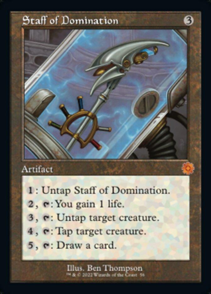 Staff of Domination (Retro) [The Brothers' War Retro Artifacts] - La Boîte Mystère ( The Mystery Box)