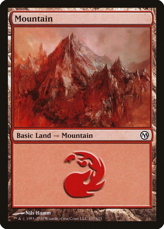 Mountain (107) [Duels of the Planeswalkers] - La Boîte Mystère ( The Mystery Box)