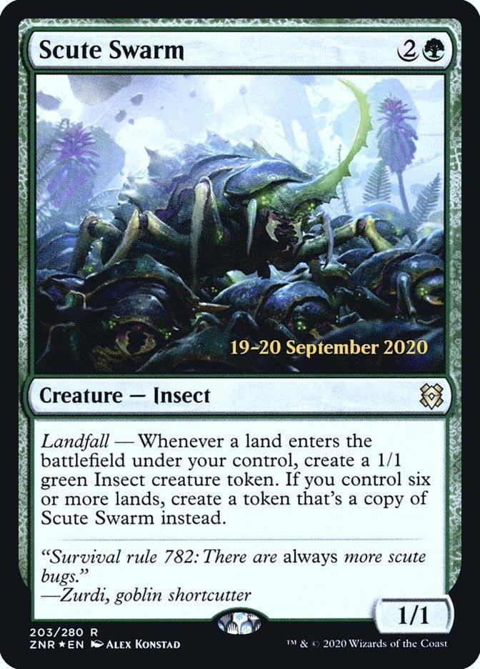 Scute Swarm [Zendikar Rising Prerelease Promos] - La Boîte Mystère ( The Mystery Box)