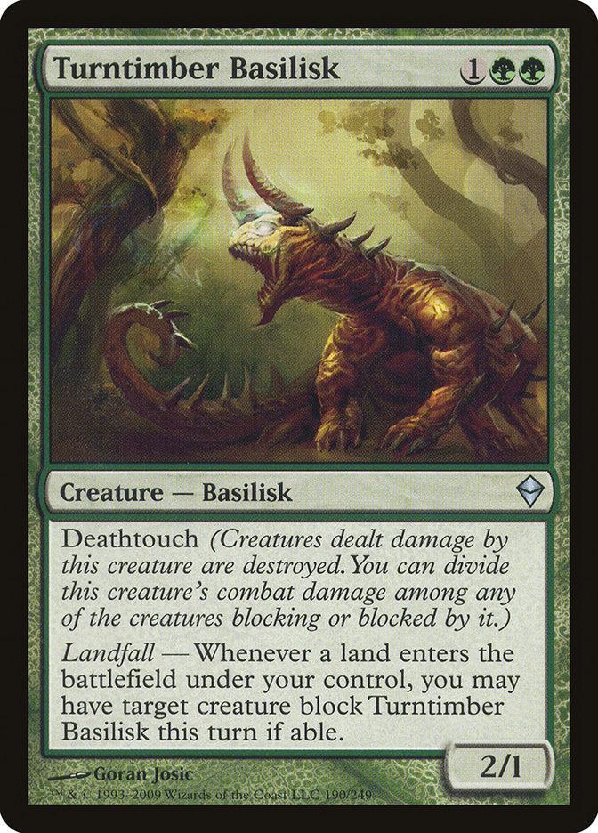 Turntimber Basilisk [Zendikar] - La Boîte Mystère ( The Mystery Box)