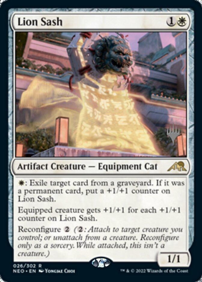 Lion Sash (Promo Pack) [Kamigawa: Neon Dynasty Promos] - La Boîte Mystère ( The Mystery Box)