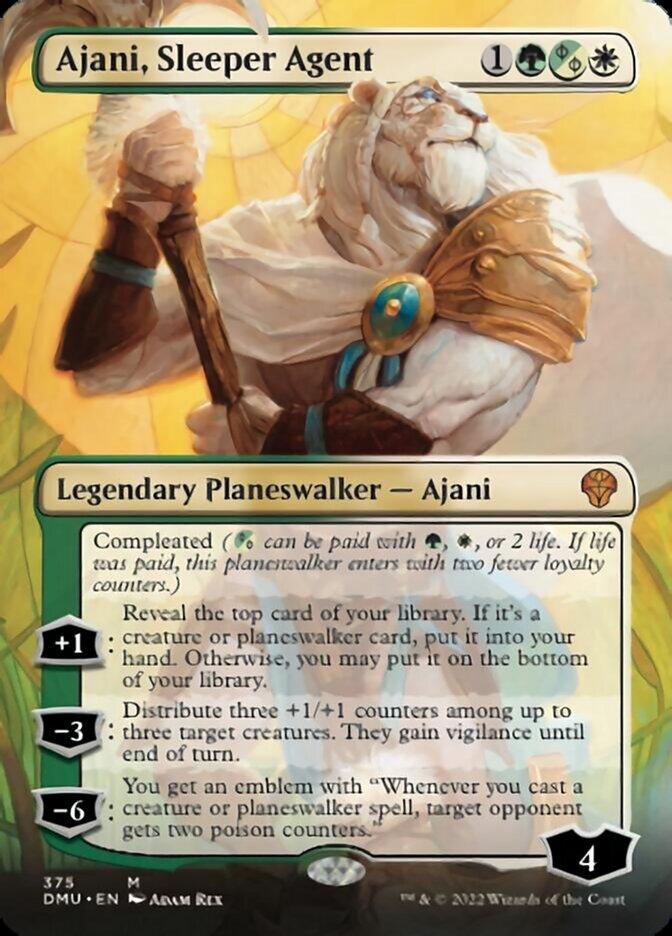 Ajani, Sleeper Agent (Borderless) (375) [Dominaria United] - La Boîte Mystère ( The Mystery Box)
