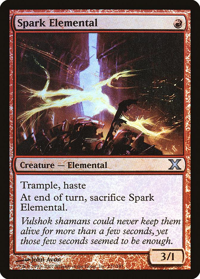 Spark Elemental (Premium Foil) [Tenth Edition] - La Boîte Mystère ( The Mystery Box)