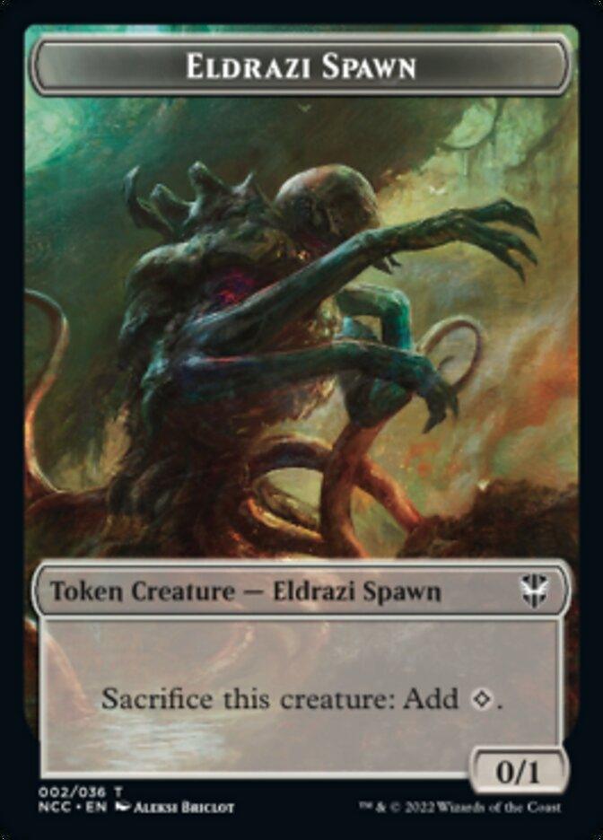 Eldrazi Spawn // Human Double-sided Token [Streets of New Capenna Commander Tokens] - La Boîte Mystère ( The Mystery Box)