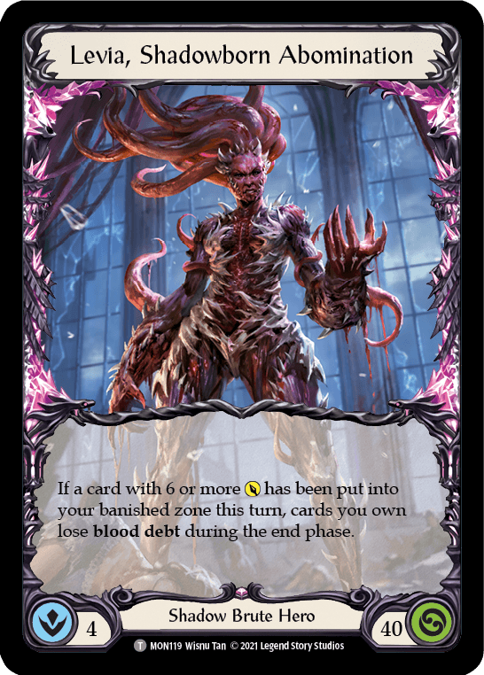 Levia, Shadowborn Abomination // Levia [MON119 // MON120] 1st Edition Normal - La Boîte Mystère ( The Mystery Box)