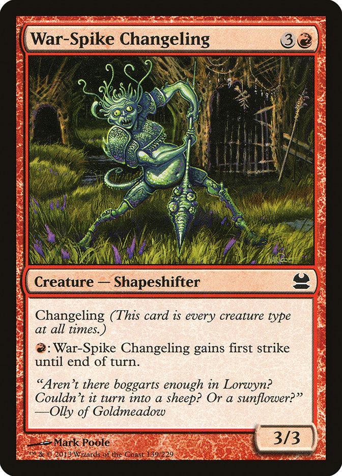 War-Spike Changeling [Modern Masters] - La Boîte Mystère ( The Mystery Box)