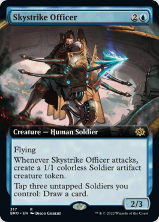 Skystrike Officer (Extended Art) [The Brothers' War] - La Boîte Mystère ( The Mystery Box)