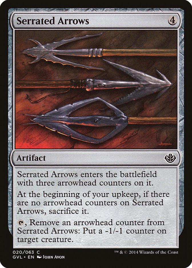 Serrated Arrows (Garruk vs. Liliana) [Duel Decks Anthology] - La Boîte Mystère ( The Mystery Box)